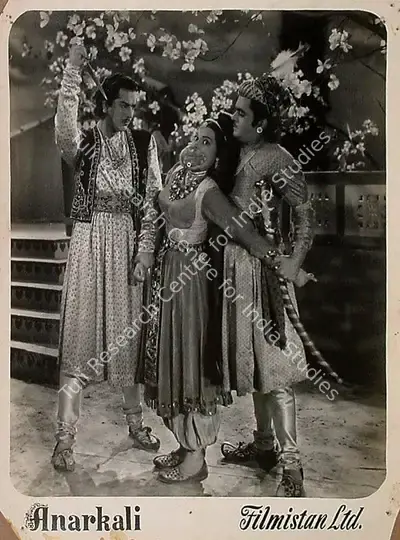 Nandlal Jashwantlal (Director), Anarkali, 1953, Lobby Card