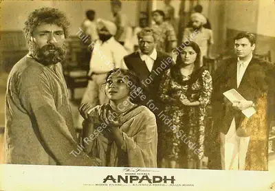 M. Ramchandra (Cinematographer), Anpadh, 1962, Lobby Card