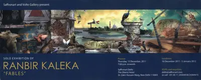 Ranbir Kaleka (Artist), Solo Exhibition of Ranbir Kaleka, 2011, Solo Exhibition Invitation