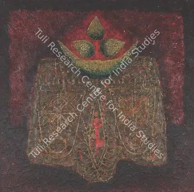 Dharmanarayan Dasgupta (Artist), Tantric, 1979, Painting