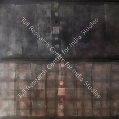 Manish Pushkale (Artist), Ardhanarishwar, 2003, Painting