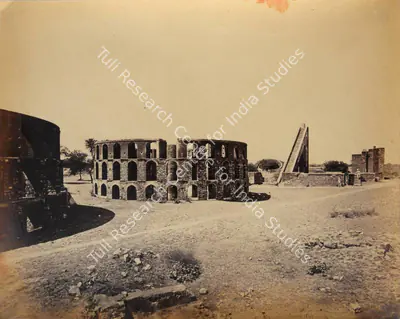 Samuel Bourne (Photographer), Jay Singh's Observatory, Delhi, 1865, Antiquarian Photograph