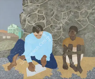 Gieve Patel (Artist), The Letter Home, 2002, Painting