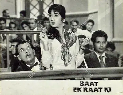 Baat Ek Raat Ki, Actor, 1962