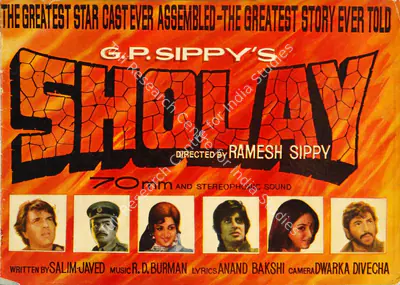 G.P. Sippy (Producer), Sholay, 1975, Song-Synopsis Booklet