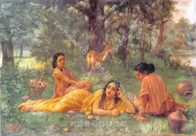 Raja Ravi Varma (Artist), Shakuntala Patralekhan, Painting