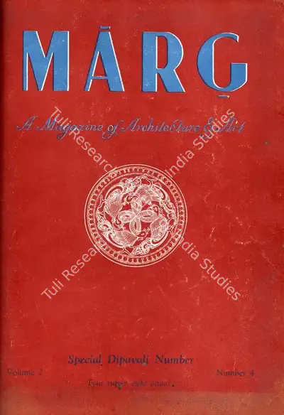 Anand, Mulk Raj (General Editor) and Anil de Silva (Assistant Editor). Marg. 2(4). Bombay: Modern Architectural Research Group, October 1948 | Magazine | FineArts | 00760169