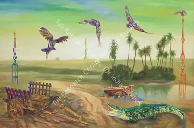 Ranbir Kaleka (Artist), Renewal Among the Tropics, 2019, Painting