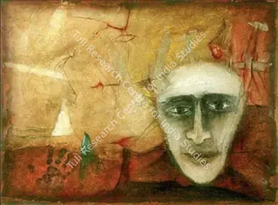 Manu Parekh (Artist), Poet III, 2000, Painting