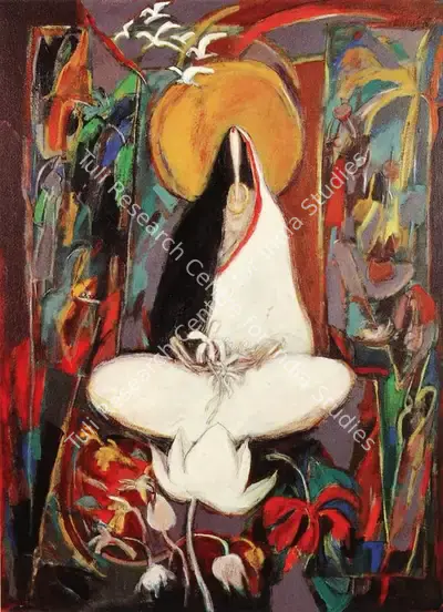 Dhiraj Choudhury (Artist), Saradama, 1998, Painting