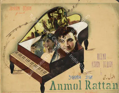 Jaimani Dewan (Producer), Anmol Rattan, 1950, Showcard