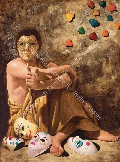 Vijender Sharma (Artist), Game of Love - I, 2013, Painting