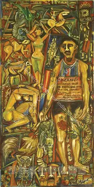 M.S. Suriyamoorthy (Artist), International Artist, 1998, Painting