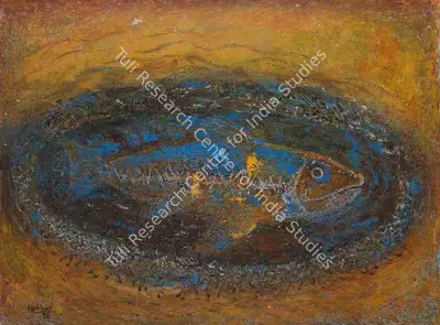 K.K. Hebbar (Artist), Untitled, 1970, Painting