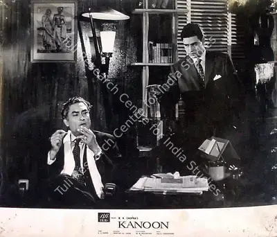 M.N. Malhotra (Cinematographer), Kanoon, 1960, Lobby Card