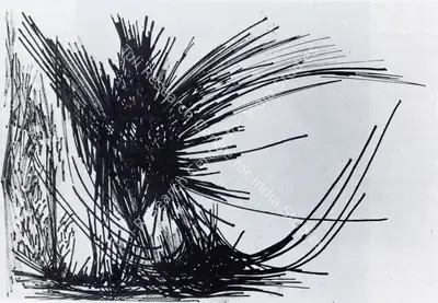 Pilloo Pochkhanawala (Artist), Drawing, 1981, Drawing