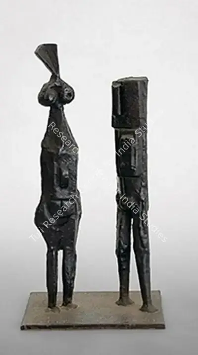 Davierwalla, A.M. (Artist). Couple. Bronze, Edition 2/6, 1972 | Sculpture | FineArts | 00333190