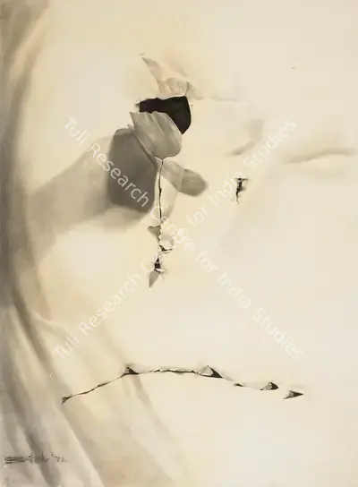 Bikash Bhattacharjee (Artist), Untitled, 1972, Painting