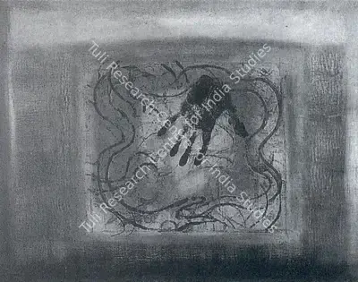 Swaminathan, J. (Artist). The Sign Comes to Rest, n.d. | Painting, So.Del/09.10.92