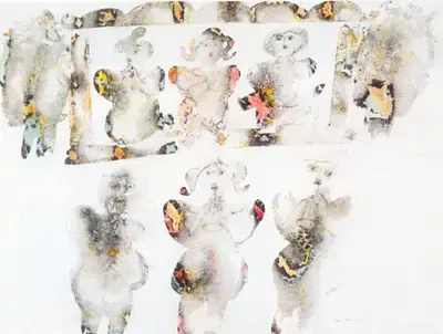 Sakti Burman (Artist), Untitled, 1984, Painting