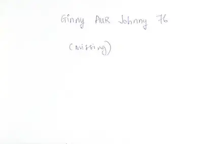 Amarlal P. Chhabria (Producer), Ginny Aur Johnny, 1976, Song-Synopsis Booklet