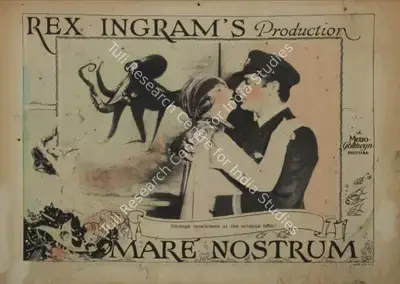 Rex Ingram (Producer), Mare Nostrum, 1926, Lobby card