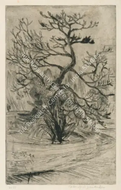 B.B. Mukherjee (Artist), Untitled, 1936, Graphic Art