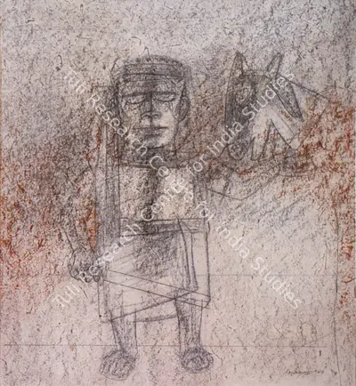 Ganesh Pyne (Artist), Untitled, 1986, Painting