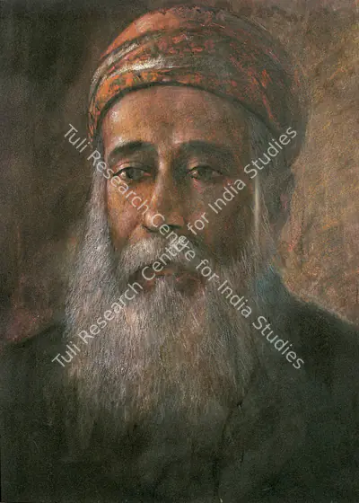 M.F. Pithawala (Artist), Portrait of Man, 1921, Painting