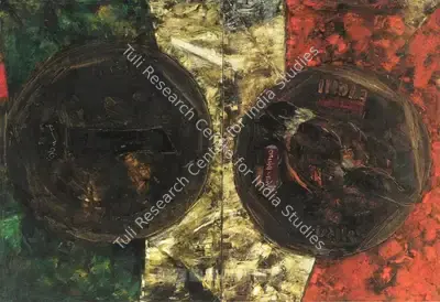 Vijay Shinde (Artist), Rupee Is Stolen, 1996, Painting