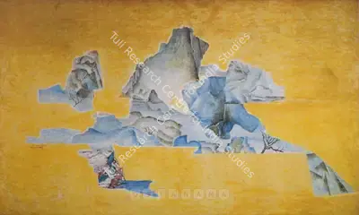 A.P. Santhanaraj (Artist), Yellow Landscape, Painting