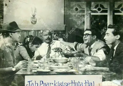 Dilip Gupta (Cinematographer), Jab Pyar Kisise Hota Hai, 1961, Lobby Card