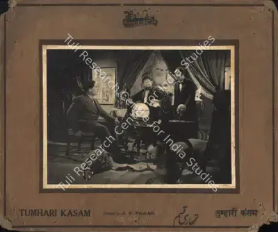 G.P. Pawar (Director), Tumhari Kasam, 1948, Photographic Still Mounted on Lobby Card