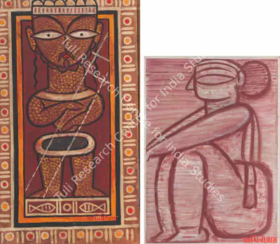 Jamini Roy (Artist), Untitled (Christ), 1916, Painting