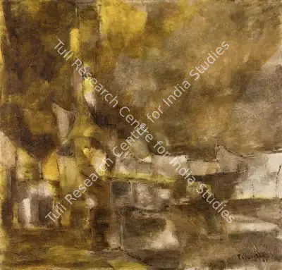 Akbar Padamsee (Artist), Paysage, 1961, Painting