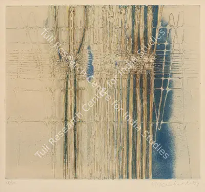 Reddy, Krishna (Artist). Woman and her reflection, n.d. | Print, Bon.Lon/10.12.24, 2024 · Bonhams