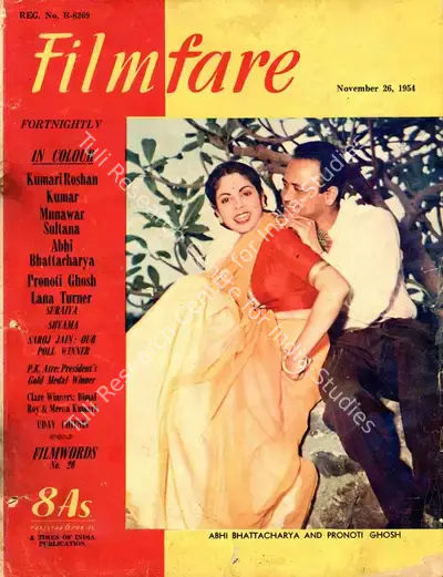 J.C. Jain (Editor), Filmfare, 1954, Magazine