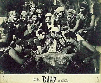 V.K. Murthy (Cinematographer), Baaz, 1953, Lobby Card