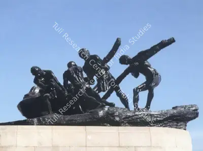 D.P. Roy Chowdhury (Artist), When Winter Comes to Victims of Hunger, Sculpture