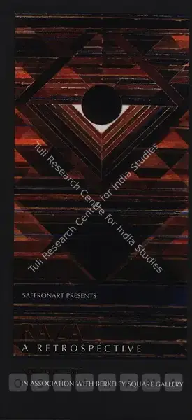S.H. Raza (Artist), Raza a Retrospective, 2007, Solo Exhibition Invitation