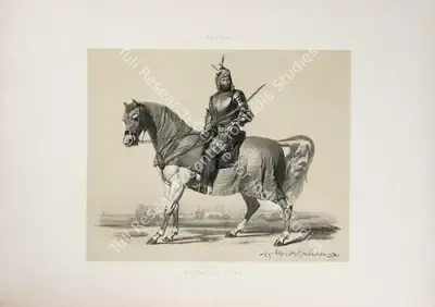 J.D. Hardinge (Lithographer), Rajah Lal Sing, 1847, Lithograph