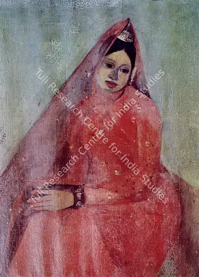 Amrita Sher-Gil (Artist), The Bride, 1940, Painting
