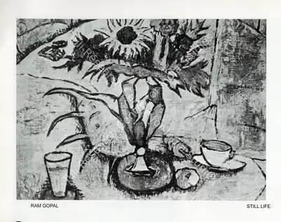 Ram Gopal (Artist), Still Life, Painting