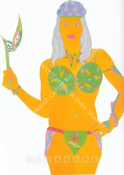 Dileep Sharma (Artist), Dream Girl, 2008, Painting