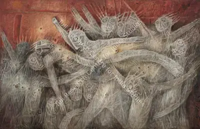 Prokash Karmakar (Artist), Untitled, 1966, Painting
