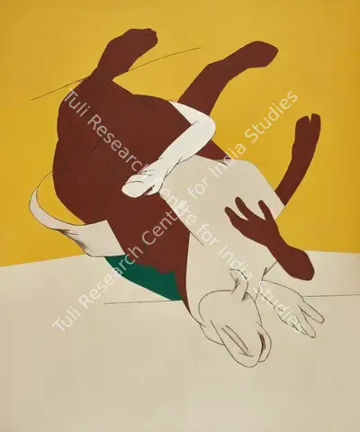 Mehta, Tyeb (Artist). Bull, 2000 | Painting, AG.Mum/27.03.18, 2018 · Asta Guru