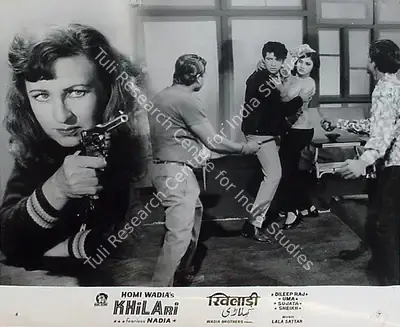 Anant Wadadeker (Cinematographer), Khilari, 1968, Lobby Card