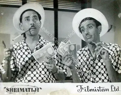 I.S. Johar (Director), Shrimatiji, 1952, Lobby Card