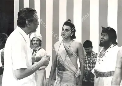 Nemai Ghosh (Still Photographer), Sukumar Ray, 1987, Working Still