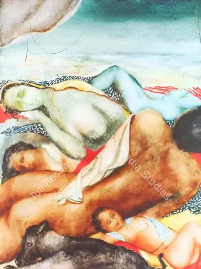 Nalini Malani (Artist), Love II, 1991, Painting